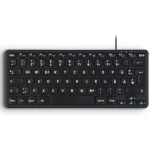 Perixx PERIBOARD-416 DE, kabelgebunden, USB Mini Tastatur...