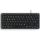 Perixx PERIBOARD-416 DE, kabelgebunden, USB Mini Tastatur mit 4 Hubs, schwarz