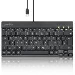 Perixx PERIBOARD-426C DE, kabelgebundene USB-C Mini...