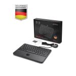 Perixx PERIBOARD-427 H DE, USB-Mini-Tastatur, Trackball,...