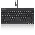 Perixx PERIBOARD-326 DE, Beleuchtete USB-Tastatur,...