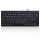 Perixx PERIBOARD-332B DE, Mini-Tastatur, USB kabelgebunden, beleuchtet, schwarz
