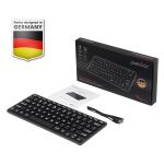 Perixx PERIBOARD-732B DE, Mini-Tastatur Wireless, mit...
