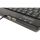 Perixx PERIBOARD-505H PLUS DE, Mini USB-Tastatur, Trackball, Hub, schwarz