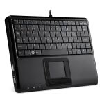 Perixx PERIBOARD-510 H PLUS US, Mini USB-Tastatur,...