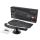 Perixx PERIDUO-605 DE, Tastatur- und Maus-Set, kabellos, ergonomisch, schwarz
