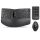 Perixx PERIDUO-606A DE, 3-in-1 Tastatur- und Maus-Set, kabellos, ergonomisch