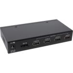 InLine Displayport zu HDMI 2x2 Videowand Splitter, 1 Eingang auf 4 Ausgänge, 4K