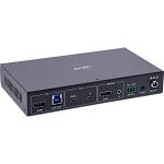 InLine KVM Switch, 2-fach, HDMI & USB-C, 4K60Hz, Umschalter