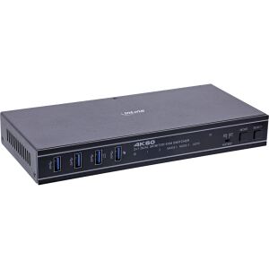 InLine KVM Switch, 2-fach, HDMI, 4K60Hz, Dual Monitor, USB 3.2 Hub