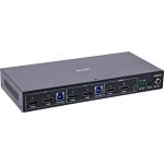 InLine KVM Switch, 2-fach, HDMI, 4K60Hz, Dual Monitor, USB 3.2 Hub