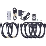 InLine KVM Switch, 2-fach, HDMI, 4K60Hz, Dual Monitor, USB 3.2 Hub