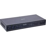 InLine KVM Switch, 2-fach, HDMI & DP, Dual Monitor, 4K60Hz, USB Hub, schwarz