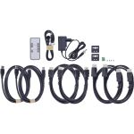 InLine KVM Switch, 2-fach, HDMI & DP, Dual Monitor, 4K60Hz, USB Hub, schwarz