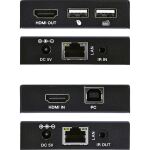 InLine KVM Extender over IP, HDMI Full-HD, 150m, Set