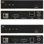 InLine KVM Extender, DP 4K/60Hz, Fiber Singlemode, 10km, Set