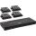 InLine Video Splitter/Extender, 1x4, Cat.6, HDMI 4K/30Hz, Kit, mit Empfängern