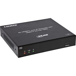 InLine KVM Extender over IP, HDMI 4K/60Hz, 100m, Sender (TX)