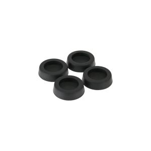 InLine Gummi-Füße, für PC Gehäuse, 4er Pack, schwarz