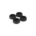 InLine Gummi-Füße, für PC Gehäuse, 4er Pack, schwarz