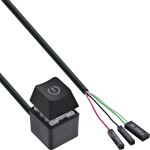 InLine Computer Power-Switch Remote Kabel, schwarz, 2 m