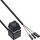 InLine Computer Power-Switch Remote Kabel, schwarz, 2 m