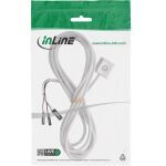 InLine Computer Power-Switch Remote Kabel, weiß, 2 m