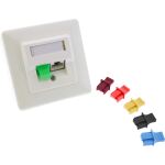 InLine Staubschutzkappen für RJ45 Buchsen, schwarz, 10 Stück