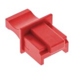 InLine Staubschutzkappen für RJ45 Buchsen, rot, 100 Stück