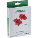 InLine Staubschutzkappen für RJ45 Buchsen, rot, 100 Stück
