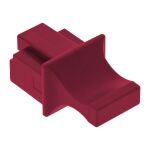 InLine Staubschutzkappen für RJ45 Buchsen, dunkelrot, 10 Stück