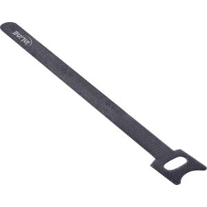 InLine Kabelbinder 180x12mm, Klett-Verschluss, 10er, schwarz