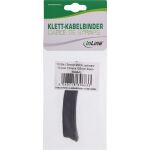 InLine Klettkabelbinder mit Lasche 12x125mm, 10er, schwarz