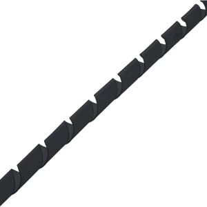 InLine Spiralband 10m, schwarz, 25mm