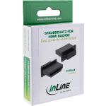 InLine Staubschutz, für HDMI Buchse schwarz 10er Pack