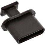 InLine Staubschutz, für USB-C Buchse, schwarz 50er Pack