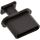 InLine Staubschutz, für USB-C Buchse, schwarz 50er Pack