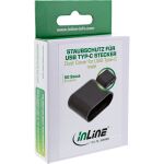 InLine Staubschutz, für USB-C Stecker, schwarz, 50er Pack