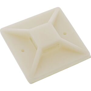 InLine Befestigungssockel für Kabelbinder, 20x20mm, selbstklebend, 10 Stück