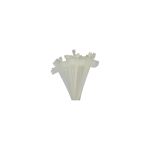 InLine Kabelbin., Länge 100mm, Breite 2,5mm, Markierfeld quer 8x24mm,100er Pack