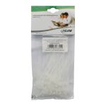 InLine Kabelbin., Länge 100mm, Breite 2,5mm, Markierfeld quer 8x24mm,100er Pack