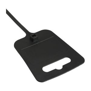 InLine Kabelbinder mit Markierfeld und Eurolochung, Länge 200mm, Breite 5mm