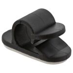 InLine Kabelmanager mit Klebesockel, 10er Pack, schwarz, 2,8 cm