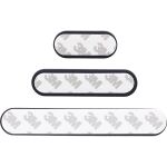 InLine Kabelmanager-Set, 3-, 5-, 7-fach, selbstklebend, schwarz
