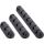 InLine Kabelmanager-Set, 3-, 5-, 7-fach, selbstklebend, schwarz