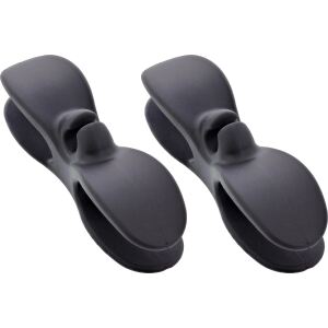InLine Kabelaufwickler für Gerätekabel, selbstklebend, schwarz, 2er-Set