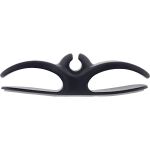 InLine Kabelaufwickler für Gerätekabel, selbstklebend, schwarz, 2er-Set