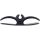 InLine Kabelaufwickler für Gerätekabel, selbstklebend, schwarz, 2er-Set