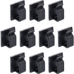 10er Pack InLine Kabelmanager Klebesockel M, Nylon, 3M-Klebepad, schwarz