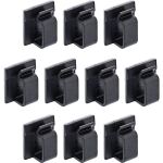 10er Pack InLine Kabelmanager Klebesockel XL, Nylon, 3M-Klebepad, schwarz